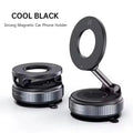 Magnetic Car Phone Holder – 360° Rotation, Strong Vacuum Suction Mount for All Smartphones