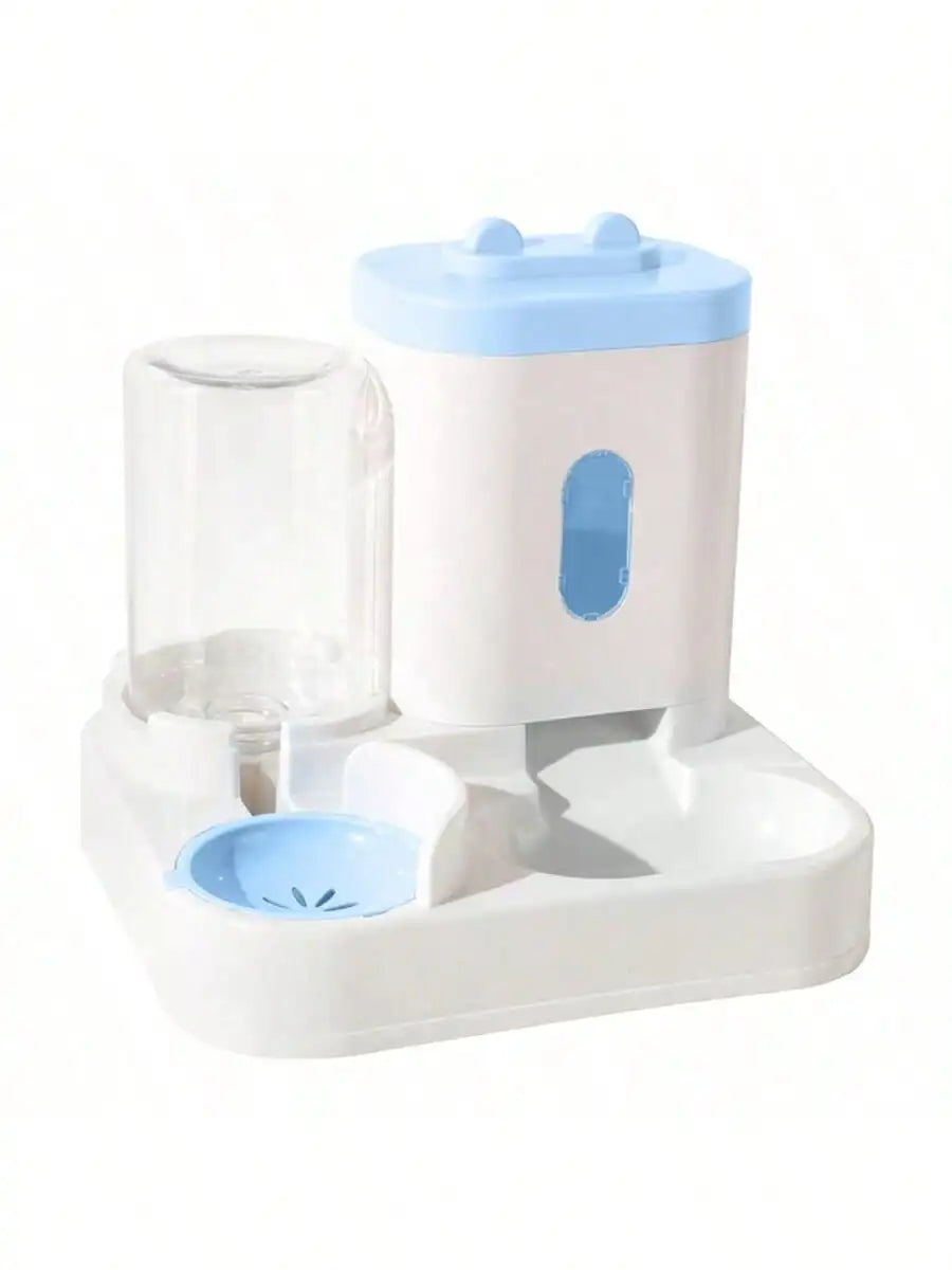 2-in-1 Automatic Cat Feeder & Water Dispenser – Large Capacity, No-Spill System