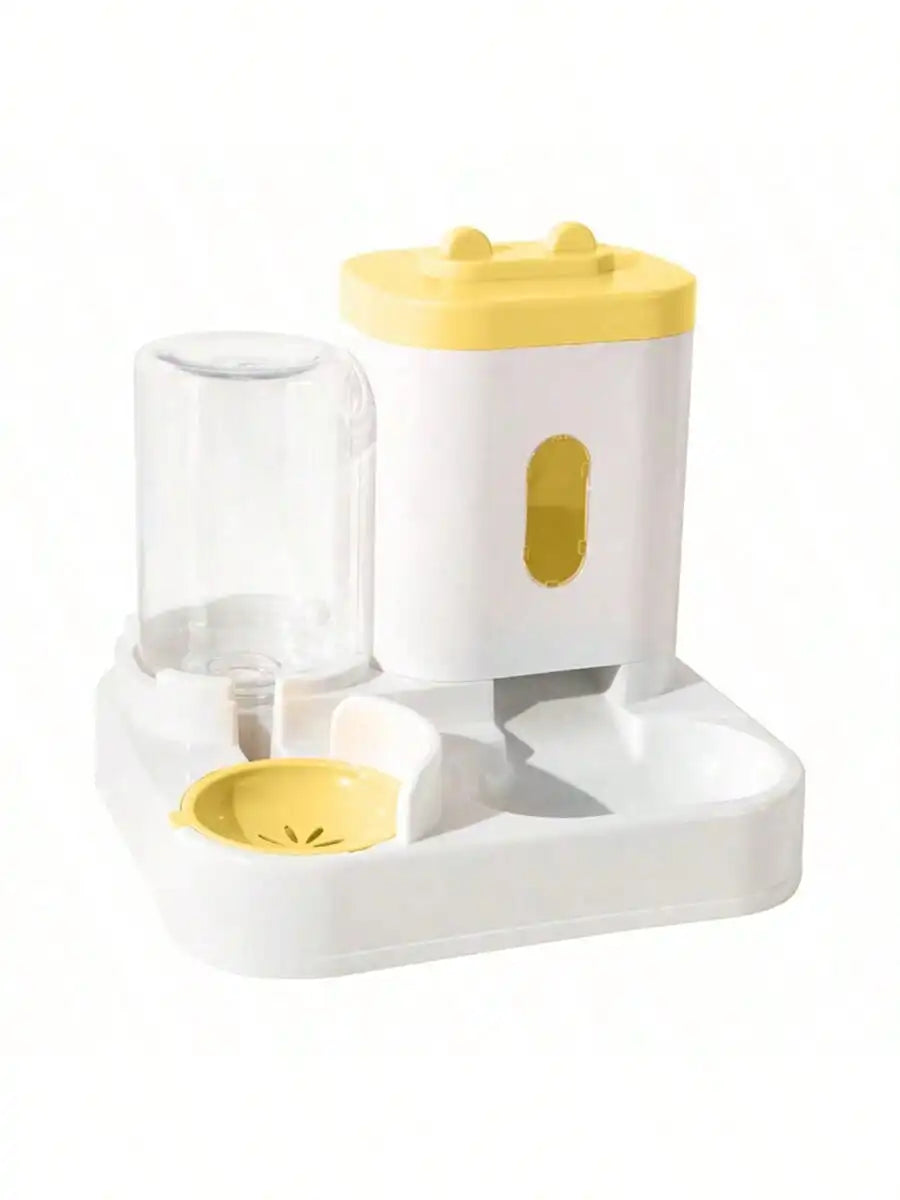 2-in-1 Automatic Cat Feeder & Water Dispenser – Large Capacity, No-Spill System